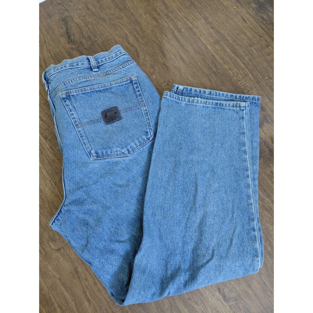 SOREL Men’s Blue Denim Straight Leg Jeans Size 38x 32